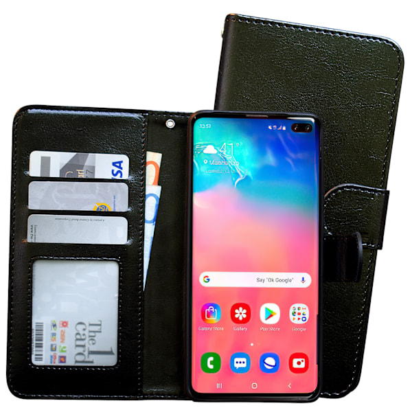 Beskyt din S10 Plus - Læderetui!