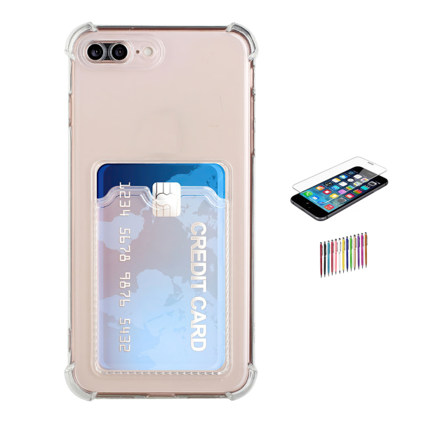 iPhone 7 Plus / 8 Plus - Kortbeskyttelses Transparent