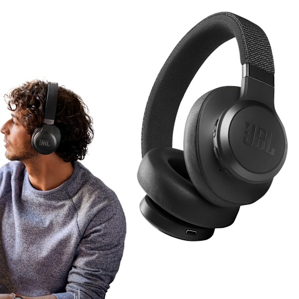 Upplev Musiken med JBL Live 660NC - Trådlösa Hörlurar med Aktiv Brusreducering!