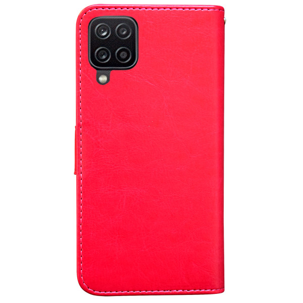 Samsung Galaxy A12 / A12 5G - PU-nahkainen case Rosa