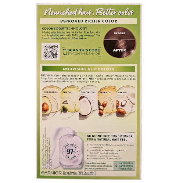 Garnier Nutrisse Ultra Crème Djupt Mörkbrun 3.0 Hårfärg
