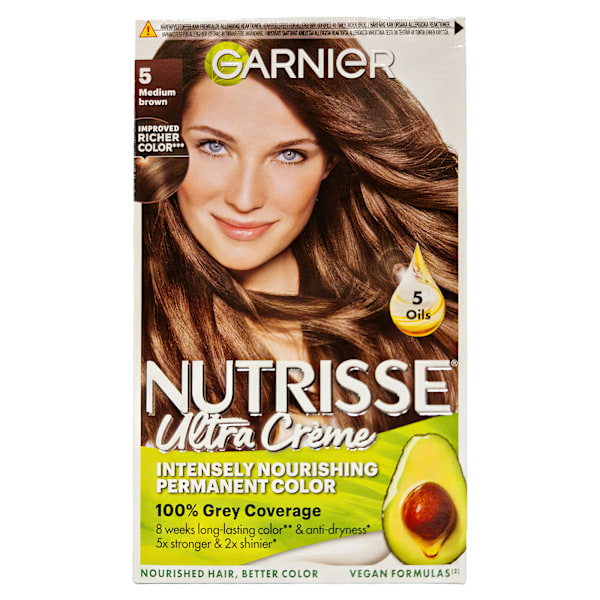 Garnier Nutrisse Ultra Crème Medium Brun 5.0 Hårfarve