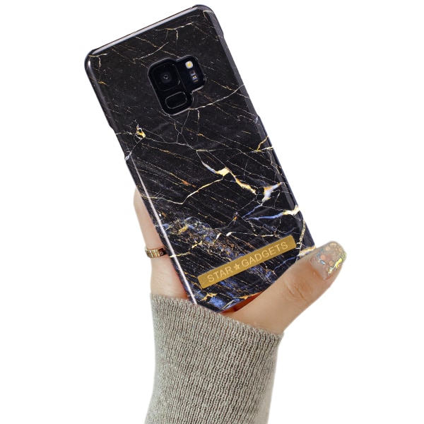 Samsung Galaxy S9 - Skal / Skydd / Marmor Svart