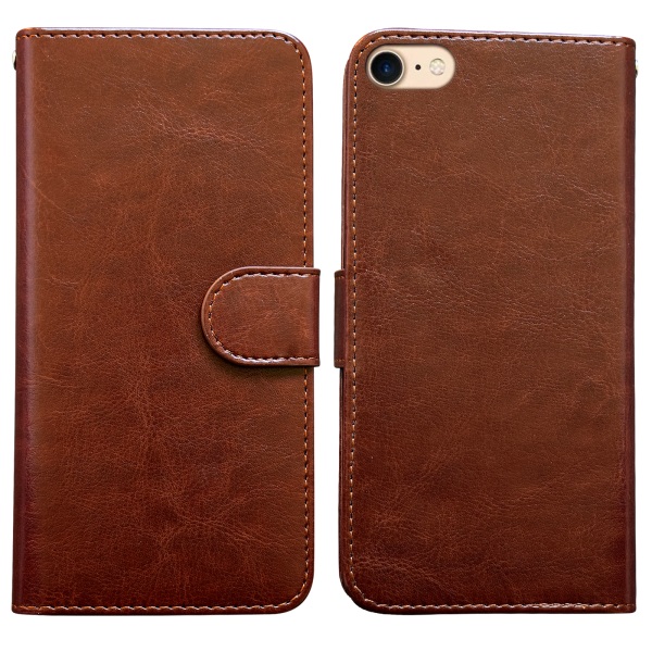 iPhone 5/5s/SE2016 - Nahkakotelokotelo + 3 in 1 -sarja Rosa