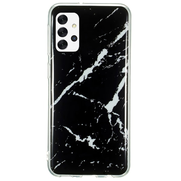 Opgrader til Samsung Galaxy A32 5G - Marmor Cover! Svart