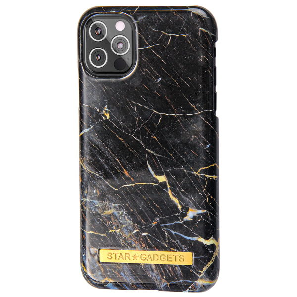 Beskyt din iPhone 12 Pro med Marble Case! Svart