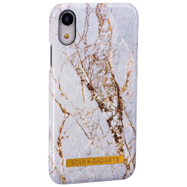 iPhone XR - Beskyttelse af etui Blomster / Marmor Rosa