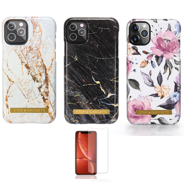 iPhone 11 Pro - case suojakukat / marmori Vit