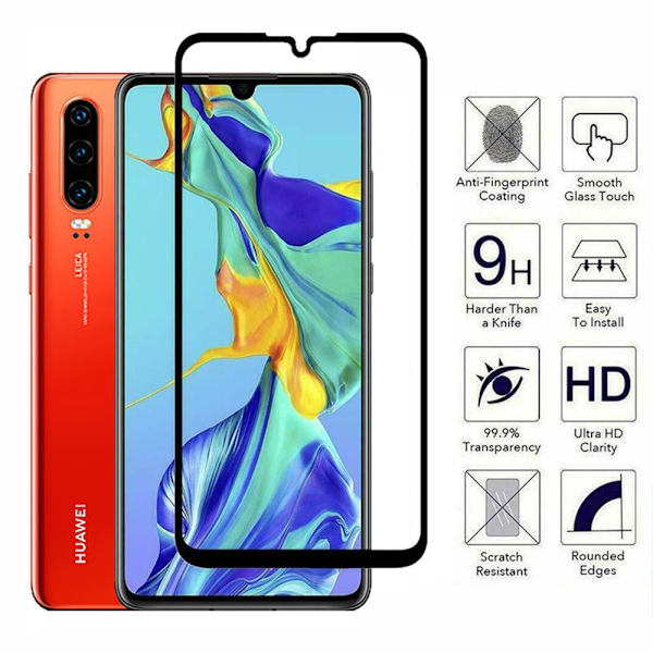 Huawei P30 - Hærdet glas skærmbeskytter