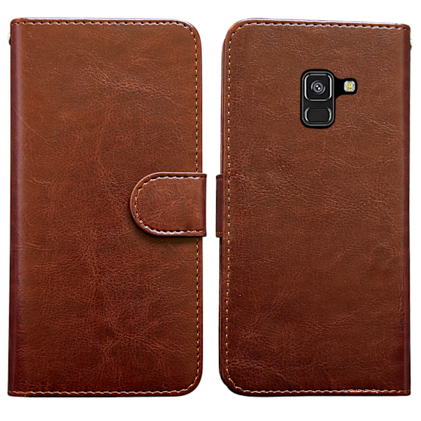 Samsung Galaxy A8 2018 - PU Nahkainen Lompakkokotelo/Lompakko