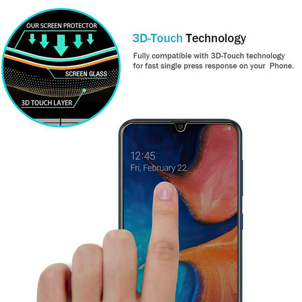 Samsung Galaxy A20e - Privacy Tempered Glass Näytönsuoja Pr