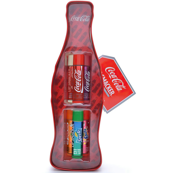 6 kpl huulirasvaa Lip Smacker Coca - Cola / Fanta / Sprite maku