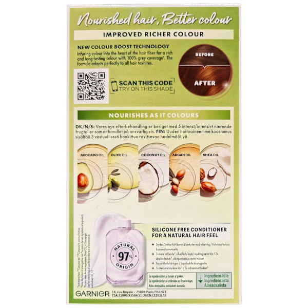 Garnier Nutrisse Ultra Crème Vaalean Kultainen Ruskea 5.3 Hiusten Väri