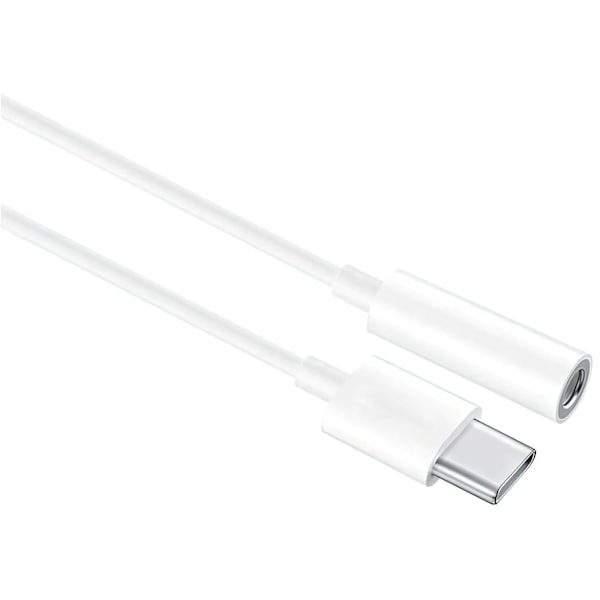 USB-C - 3,5 mm:n sovitin stereolla ja aktiivisella DAC:lla 11 cm