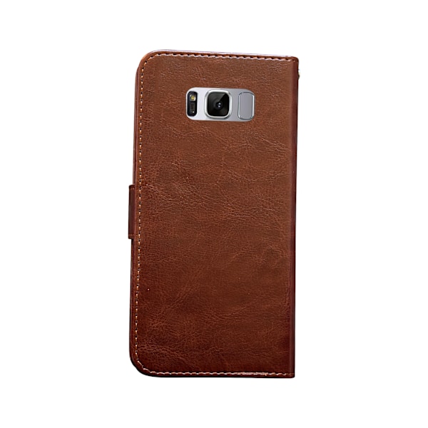 Suojaa S8 Plus - Nahkakotelo/Lompakko!