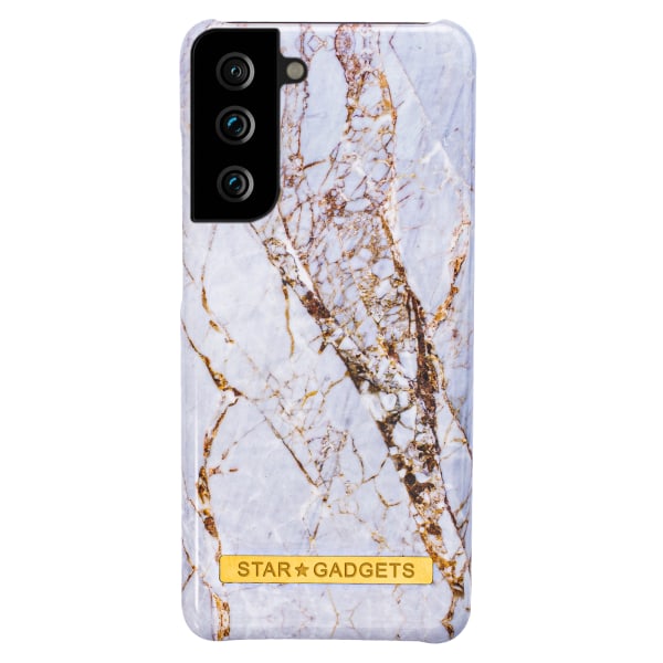 Samsung Galaxy S21 - Cover Protection Marmor Svart