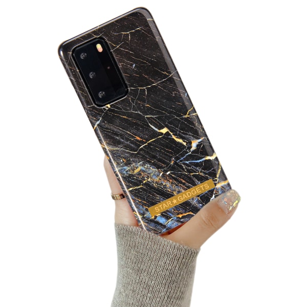 Huawei P40 Pro - Cover Protection Marmor Svart
