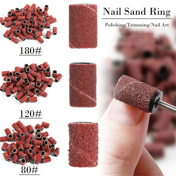 100-pack Nagelpolerings Sandpapper Manikyr & Pedikyr M