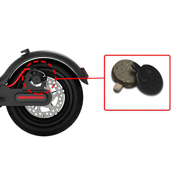 Skivebremseklodser til M365 PRO/PRO 2 Elektrisk Scooter Udskiftning