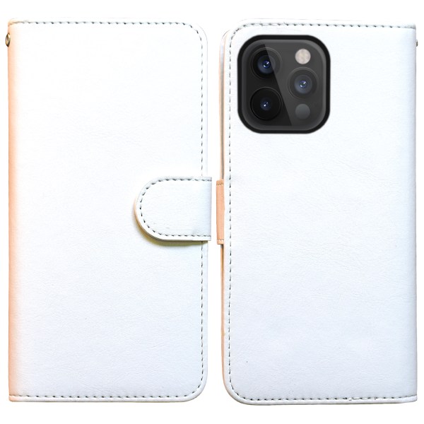 iPhone 12 Pro Max - PU-nahkainen case Svart