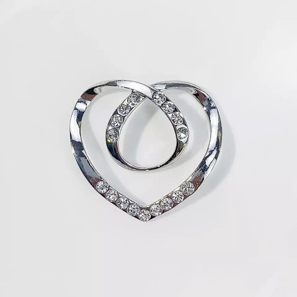 Mångsidigt spänne till sjalar brosch silke strass 12 olika modeller att välja mellan Gold one size