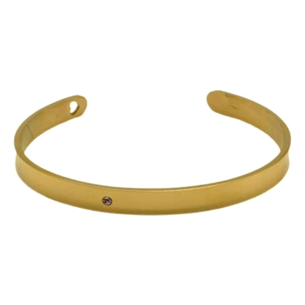 Bracelet ''Jeg elsker deg'' with heart stone Valentine's Day Norwegian Gold one size