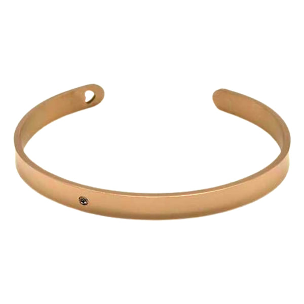 Bracelet ''Minä rakastan sinua'' with heart stone Valentine's Day Gold one size