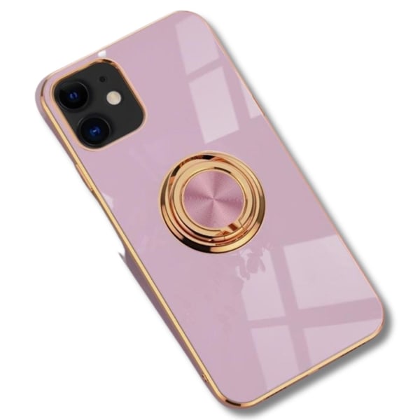 Ylellinen tyylikäs kotelo 'iPhone 14 Plus' rengasjalustatoiminno Purple
