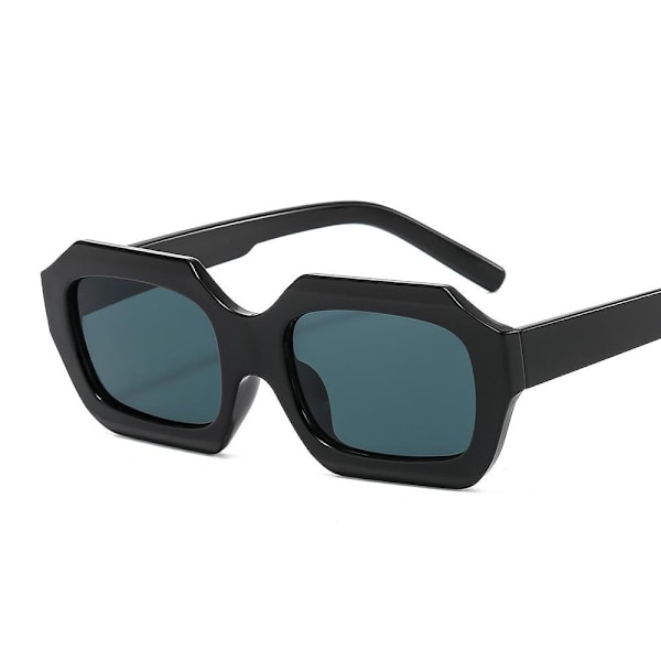70-luvun inspiroidut soikeat aurinkolasit 100% UV-suoja vihreä punainen Black one size
