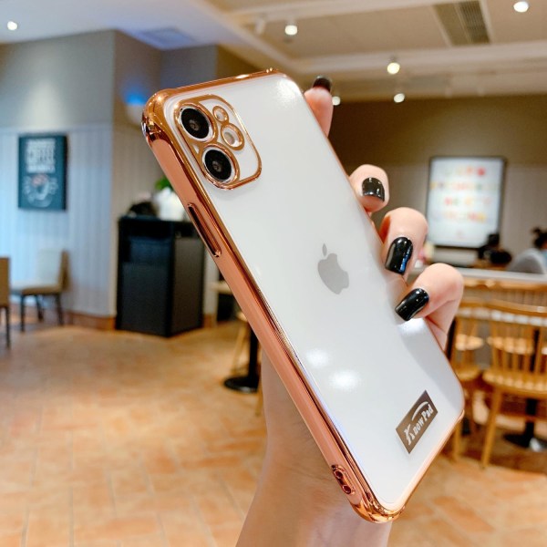 Suojakuori iPhone11 Pro läpinäkyvälle turvatyynylle Pink one size