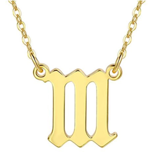 Guldpläterat halsband änglanummer 111 betydelse gåva sprituell Guld one size
