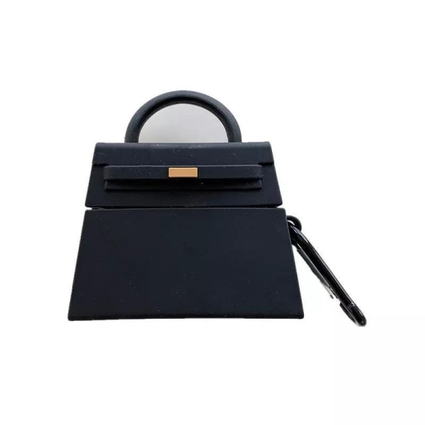 Etui til Airpods Pro sort luksustaske med håndtag modehus Black one size