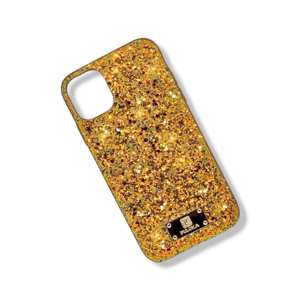 Premium kvalitet glitter case iPhone11 Pro Max Guld one size