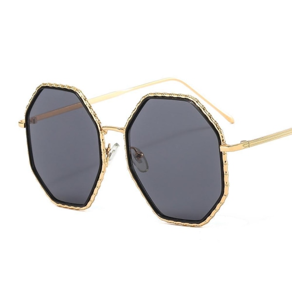 Bohemiske store overdimensionerede solbriller boho soho luksus ibiza Black one size