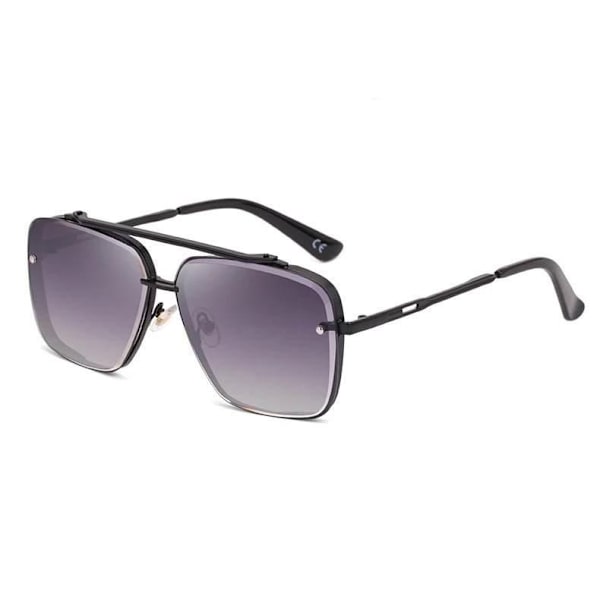 Pilot-merke trendy solbriller for menn sommeren 2025 Black one size