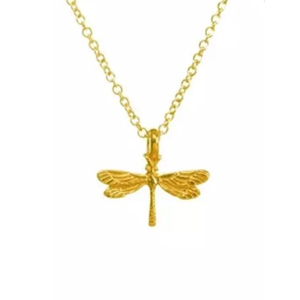 Free spirit - halskjede 18K gullbelagt gave dragonfly julegave Gold one size