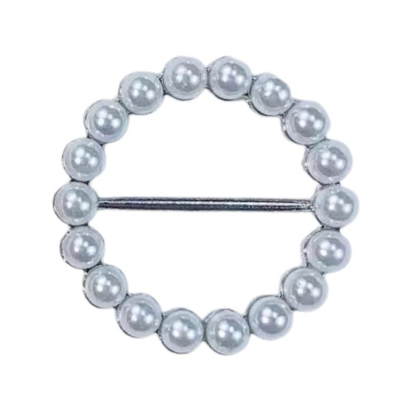 Allsidig spenne for sjal brosje silke rhinestones 12 forskjellige modeller å velge mellom Silver one size