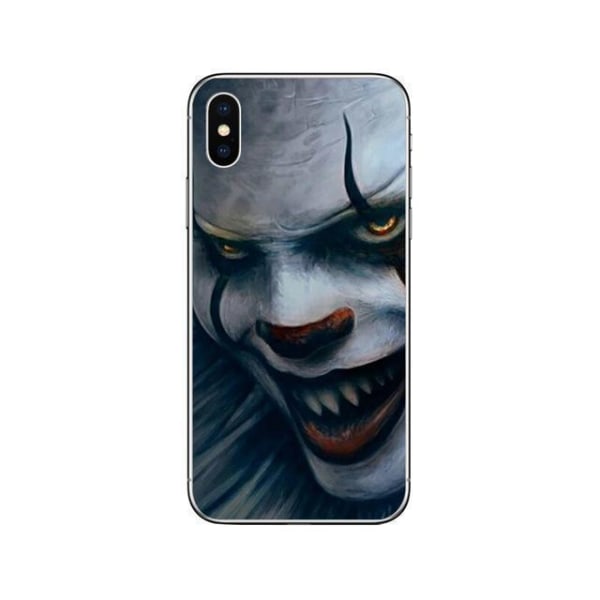 Läskigt skal clown from stephen king's ''it'' målning iPhone Grey 13 Pro