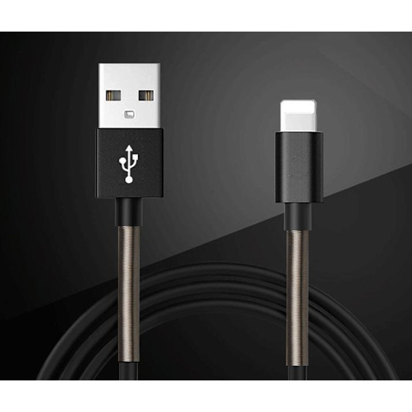 Uforgjengelig metalllader for Android Micro USB Pink one size