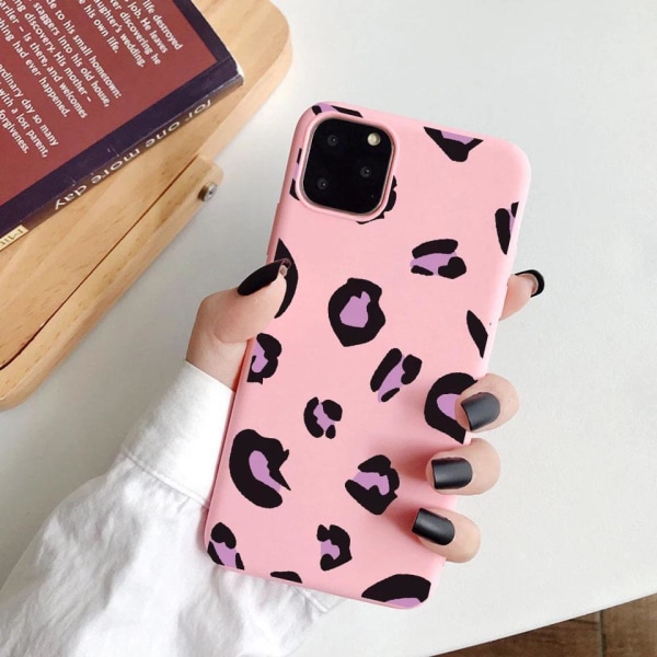iPhone 12 Pro Max Cover leopardikuvio useissa väreissä keltainen Pink one size
