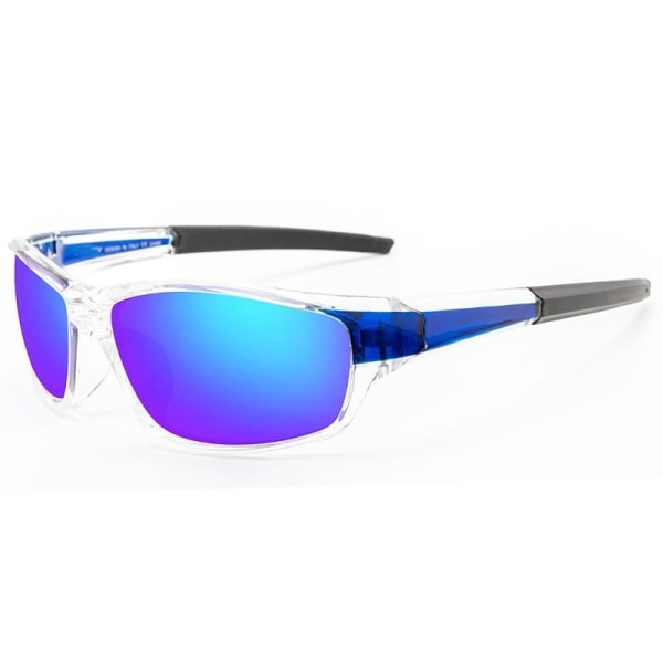 Polariserte solbriller for sport og utendørs flere farger Blue one size