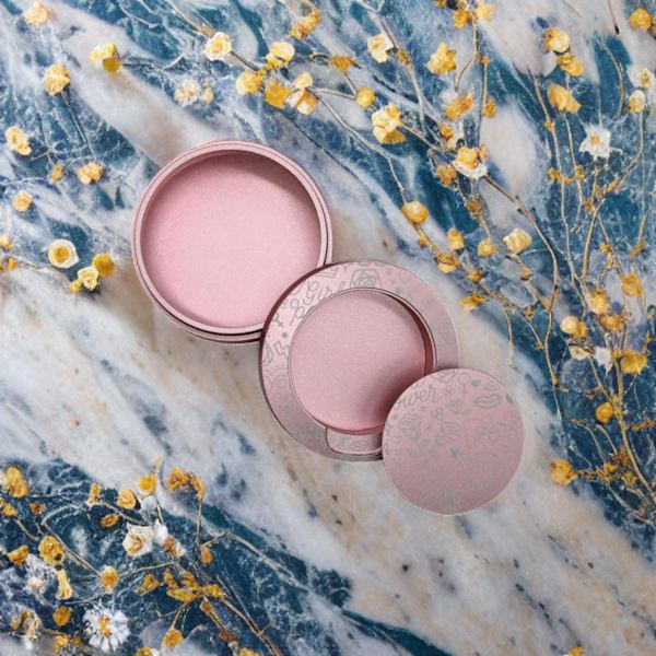 Snusdosa i rosa aluminium för alla snus - Girls Power blommor girls rule Rosa
