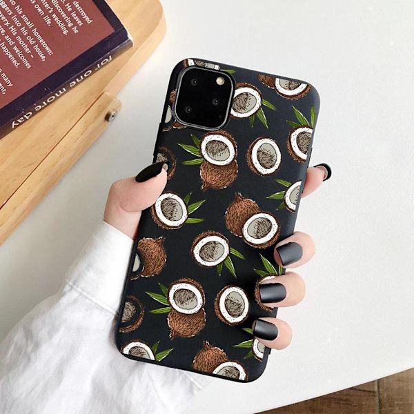 iPhone 13 Pro Max Mini kuori kookospähkinä trooppinen kookos Black one size