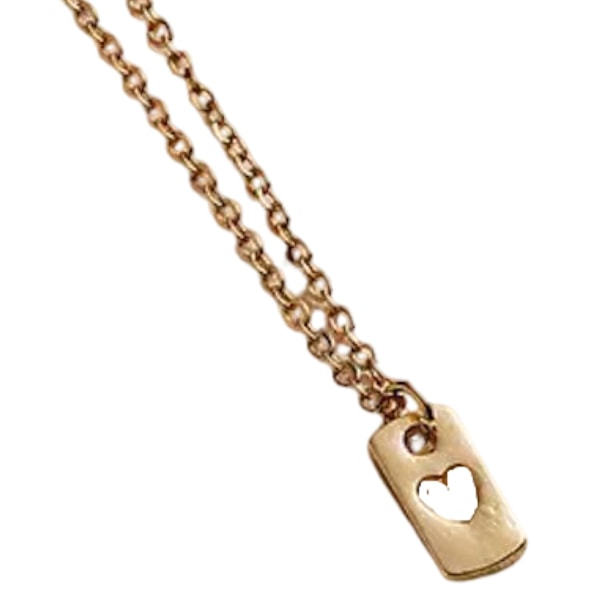 You have a piece of my heart - halskæde 18K forgyldt gave Gold one size