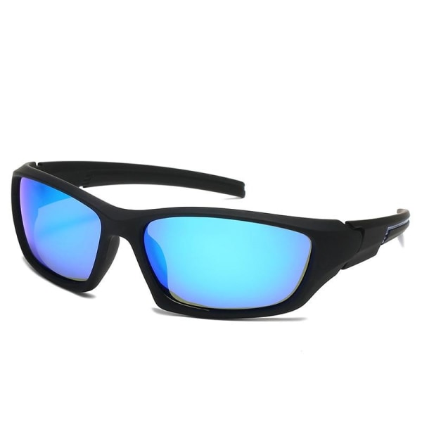 Polariserade solglasögon till sport &amp; utomhus blå och svart Blå one size