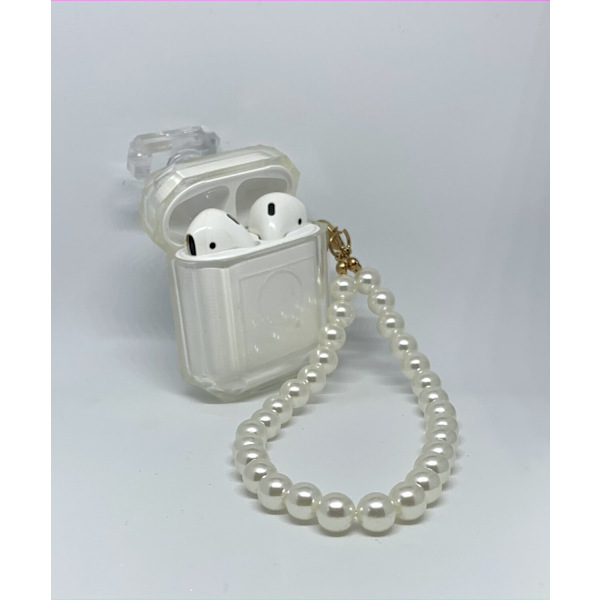 AirPods etui gjennomsiktig parfymeflaske gull Transparent one size