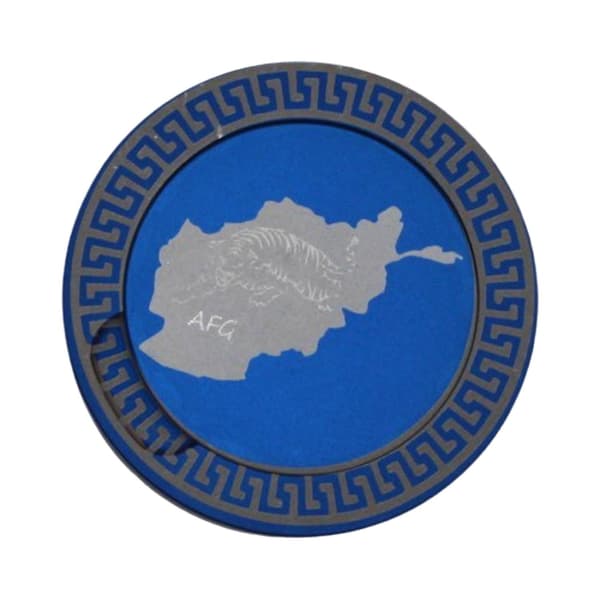 Snusboks i blå aluminium for all snus - Afghanistan map tiger Blue