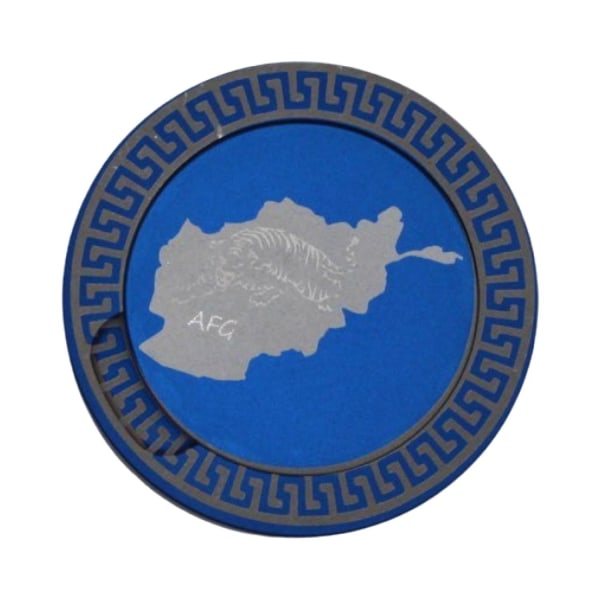 Snusdosa i blå aluminium för alla snus - Afghanistan karta tiger Blå