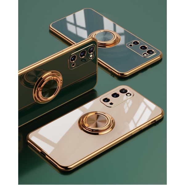 ‘Samsung Galaxy S20´ Lyxigt Stilrent skal med ring ställ-funktio Green one size