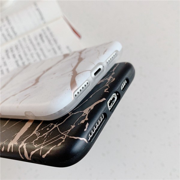 Kännykkä iPhone11: lle, marmorikuvio Black one size